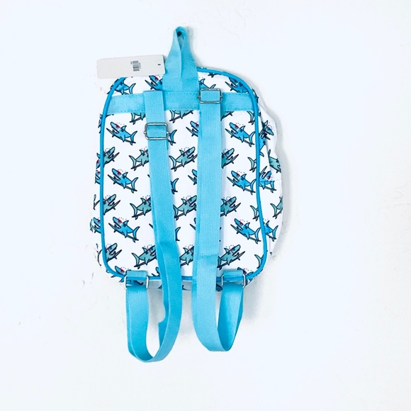 NWT BON VOYAGE Surf Rider Super Cool Shark Team Backpack 8 X 11" - Picture 2 of 3